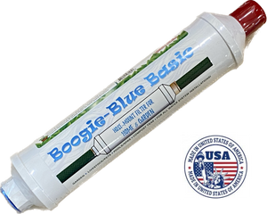 Boogie Blue Basic Garden Hose Water Filter, Outdoor & RV Use, 10k Gallon